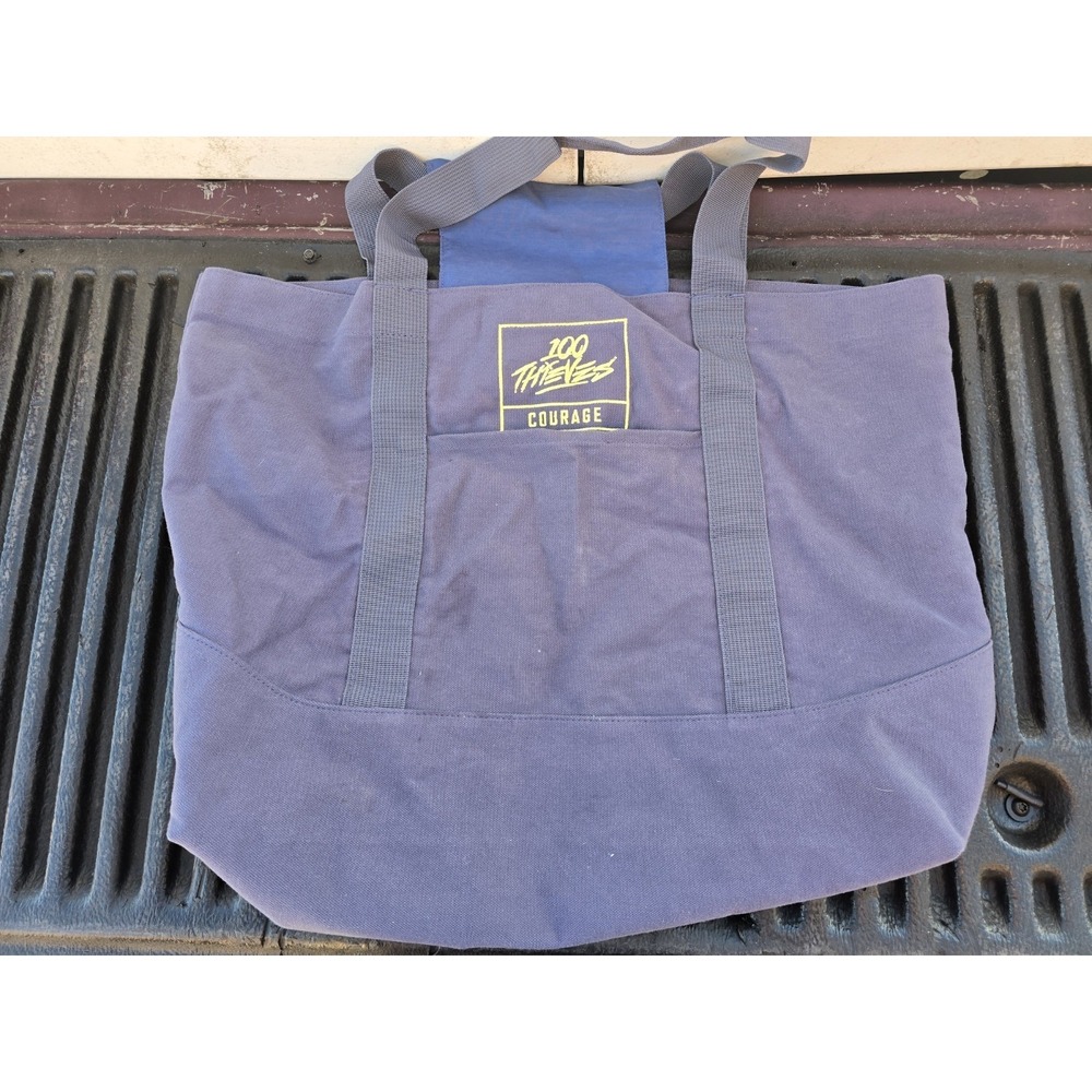 100 Thieves Courage Blue Tote Limited Edition Sold Out